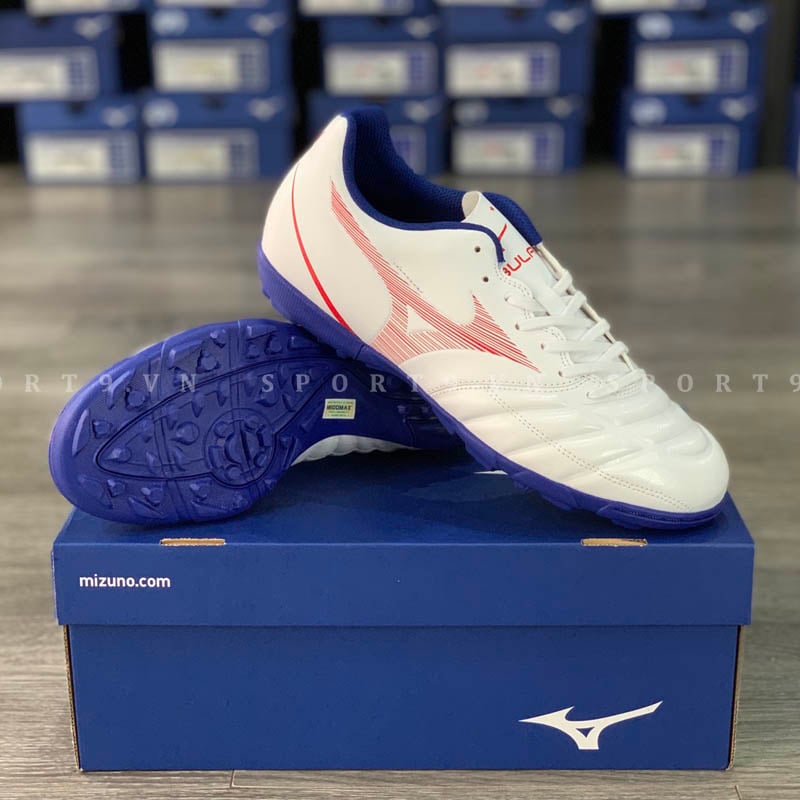 Giày đá bóng Mizuno Rebula Cup Select AS P1GD217562 - Trắng Xanh Hồng